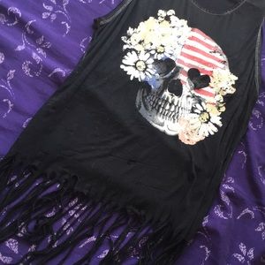 American scull tank top